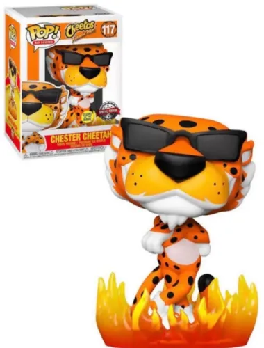 funko pop chester cheetah 117 glow in the dark