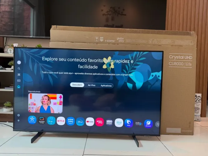 TV 50 SMART SAMSUNG NOVA COMPLETA c/xbox entrego 