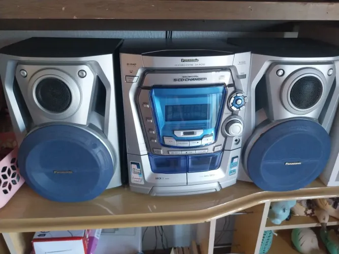 CD Stereo System Panasonic SA-AK200 - Som Potente Original