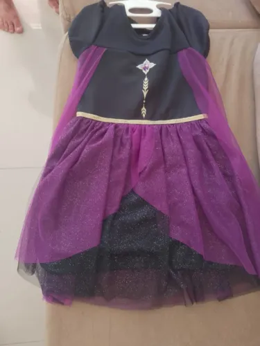 Fantasia Princesa Ana intantil (7-9 anos)