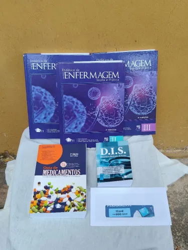 KIT COMPLETO DE LIVROS DE ENFERMAGEM ? R$ 1.200