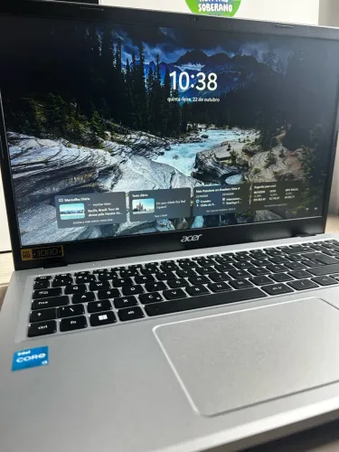 Notebook acer cinza Intel core i3