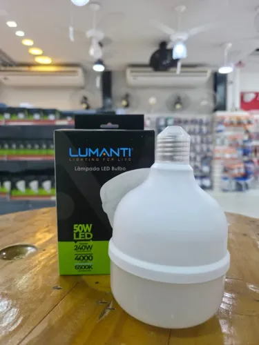 Lâmpada Lumanti 50W Branca Bivolt E27 IP20