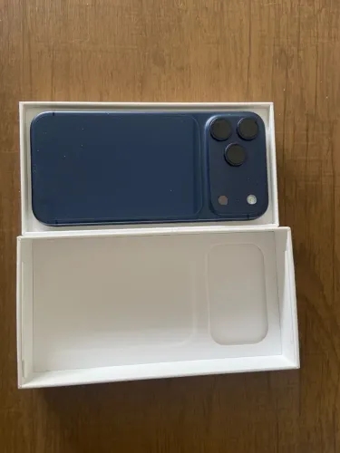 iPhone 17 Pro Max 256GB Azul - Bateria 100% - Completo