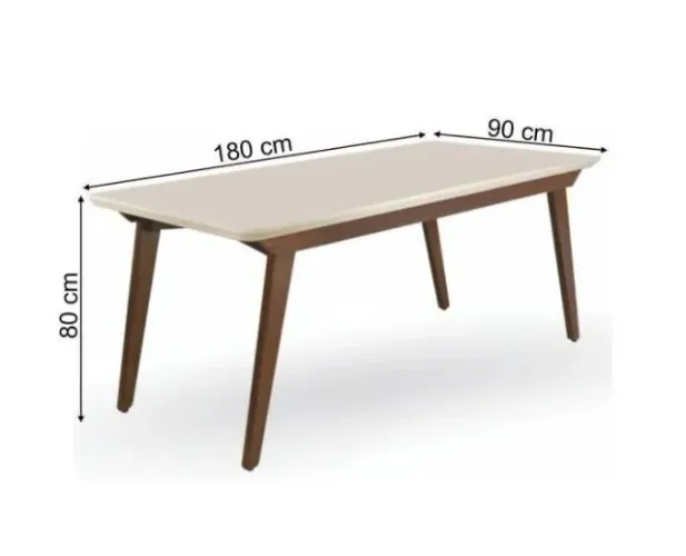 Mesa de Jantar Amsterdã 180x90m - Valverde