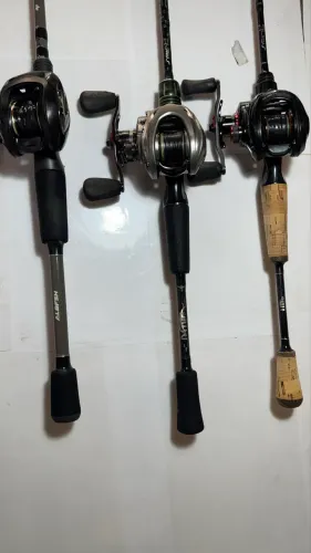 Kit em Carbono de Vara e Carretilha