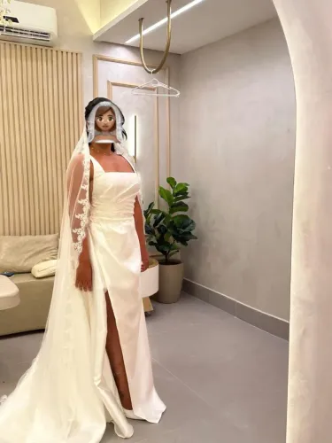 Vestido de Noiva - ATEMPORAL - TAM 44 - COMPLETO - Impecável e Pronto para Casar