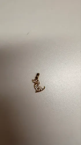 Pingente cachorro em ouro 18k