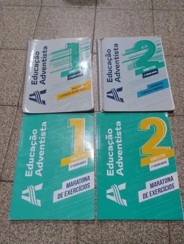 Livros do 2 ano Ensino médio Adventista