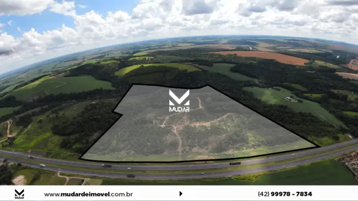 Área de frente pra BR 376 com 12 alqueires prox a Ambev