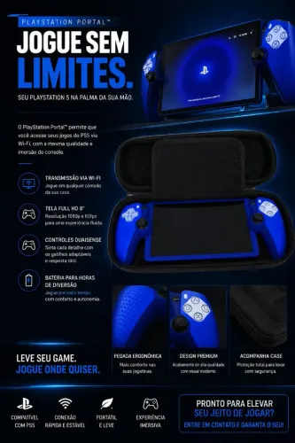 PlayStation Portal + case + bag de transporte
