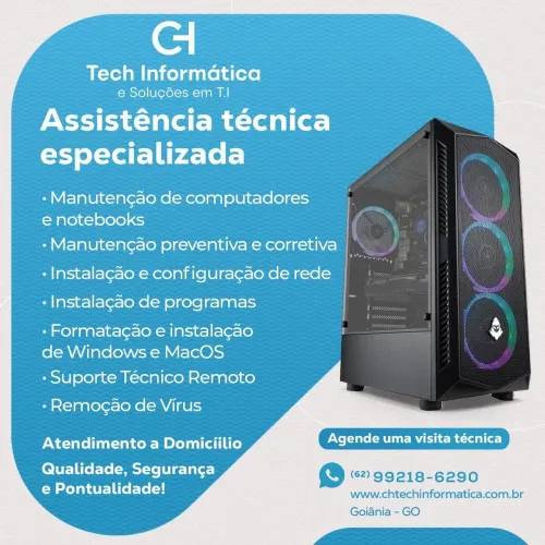 Montagem e Manutenção de Computador Gamer a Domicílio e Corporativo Chame Já!!