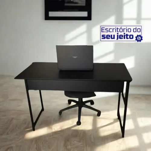 Mesa Multiuso 1,1m REFORÇADA NOVA Birô para Computador Notebook de Escritório Gamer Offic