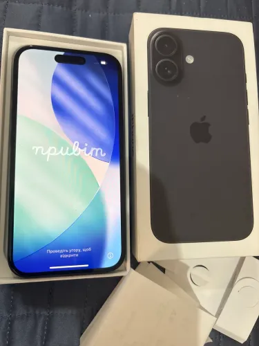 iPhone 16, 128gb, black