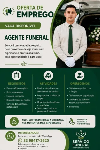 Oferta de trabalho