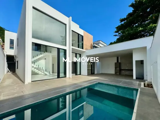 Casa à venda, 5 quartos, 5 suítes, 4 vagas, Lagoa - Macaé/RJ