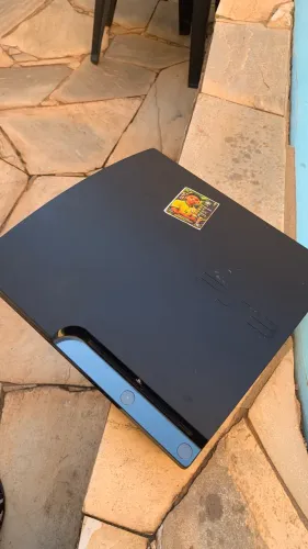 Ps3 Slim DESBLOQUEADO novo + jogos controle