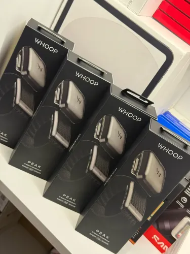 WHOOP Peak 5.0 Original Lacrado + PowerPack Sem Fio e Pulseira SuperKnit
