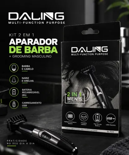 Aparador Elétrico Masculino 2 em 1
