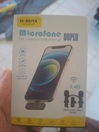 Microfone lapela b max