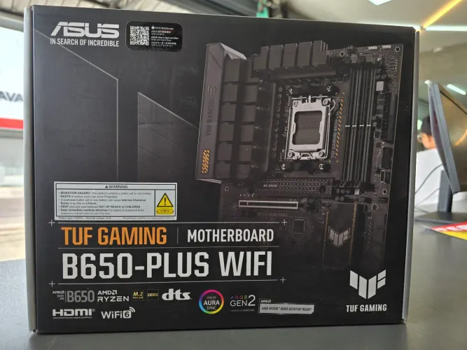 Placa mãe AM5 B650M-Tuf Plus Wi-Fi Nova (Castanhal)
