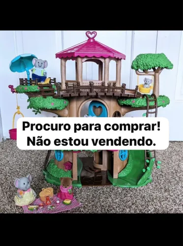 lil woodzeez casa na árvore estilo Sylvanian families