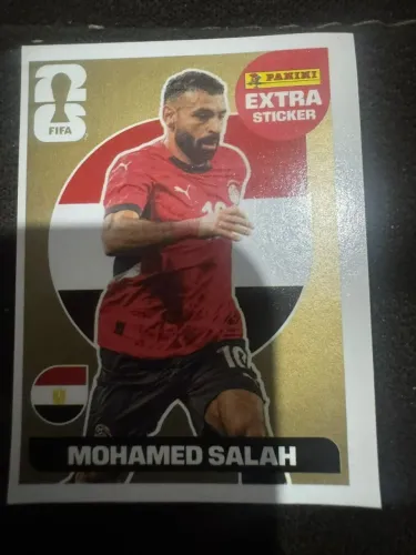 Figurinha Legend Mohamed Salah Ouro Copa 2026