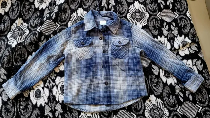 Camisa xadrez infantil