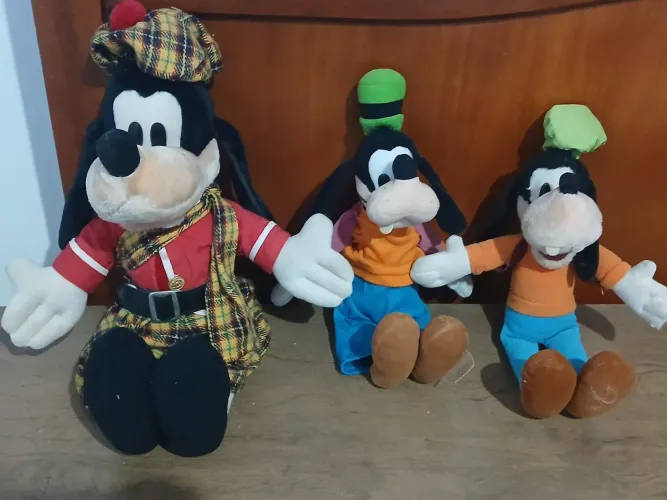Pateta Escocês e dois menores originais Disney World !!
