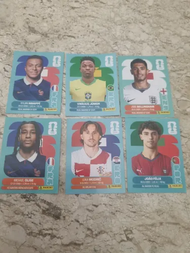 Figurinhas do album da copa mundo 2026.