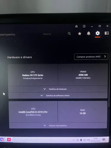 PC Gamer RX 570 4GB + i5 + 16GB RAM