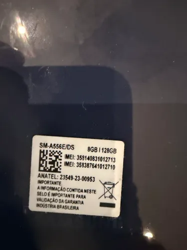 Samsung A55 8Gb RAM e 128 Gb de memória 