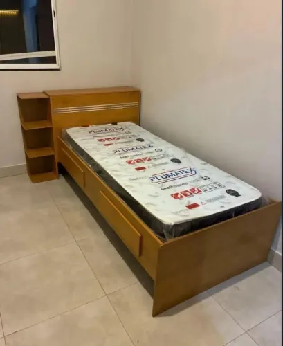 Cama de solteiro com auxiliar e colchões MONTAGEM E FRETE GRÁTIS