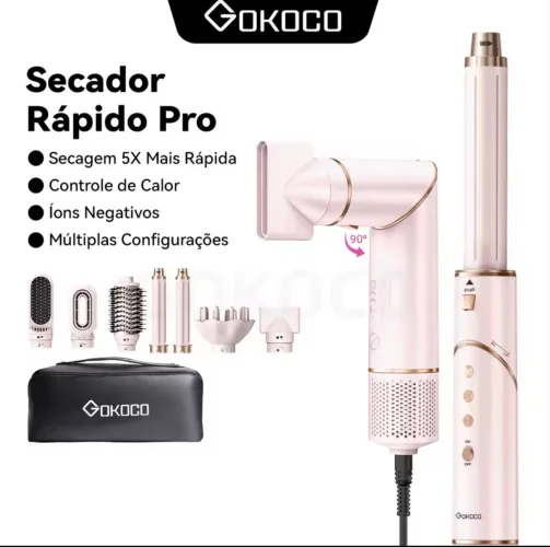 Secador de Cabelo GOKOCO 7 em 1
