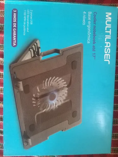 Suporte com cooler para Notebook