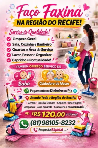 FAÇO FAXINA