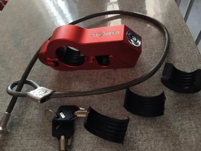 Tranca para moto tecklock
