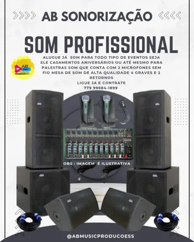 Aluguel de som pra eventos