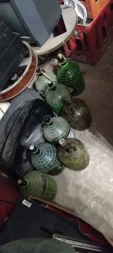 Garrafão vidro lote com 8 unidades retirar no local