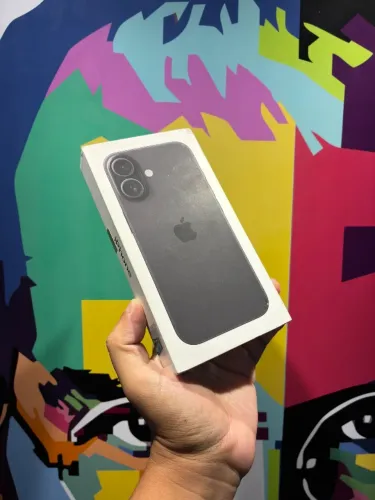 iPhone 16 128gb Preto Novo e Lacrado com 1 Ano de Garantia Apple