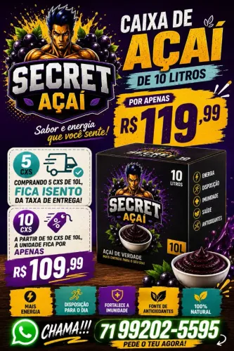 Caixa de Açaí 