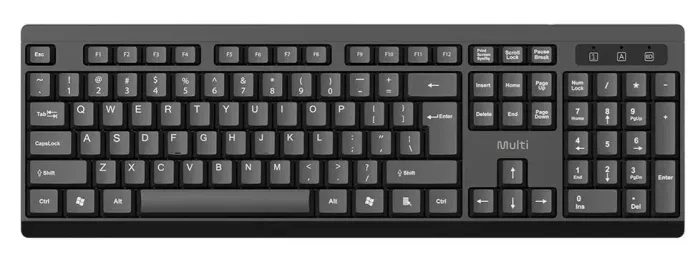 Teclado sem fio multilaser
