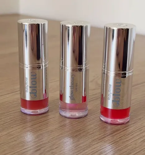 Kit 3 gloss Lip Oil da Ruby Rose novos, lacrados