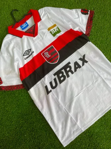 Camisa retrô Flamengo branca 1995/96