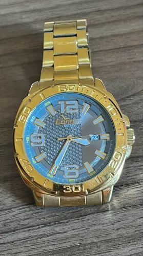 Relógio Condor Masculino Dourado C02415BD + Caixa Original