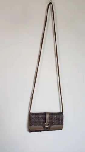 BOLSA CARTEIRA LACE LORE COURO CROCO