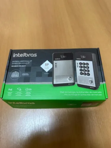 Porteiro Eletronico Intelbras Ip Xpe 1001 Ip Externo Cor Preto novo na caixa 