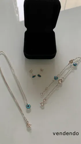 Conjunto de prata 925