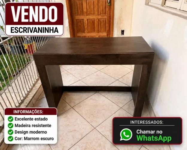 VENDO ESCRIVANINHA / MESA COM GAVETA - EXCELENTE ESTADO