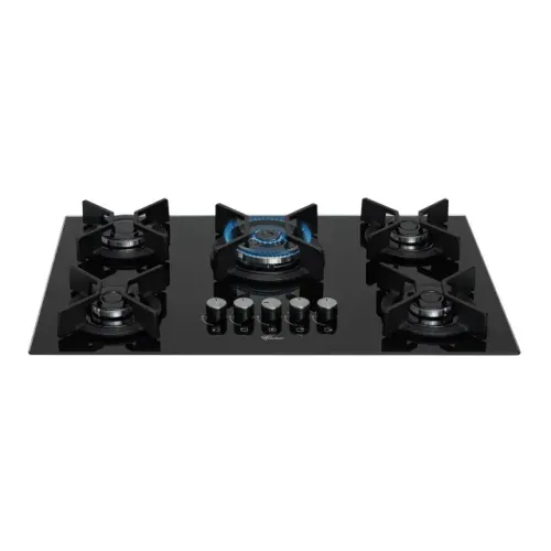 Cooktop Fischer 5Q Tripla Chama Infinity Gás Preto Lacrado